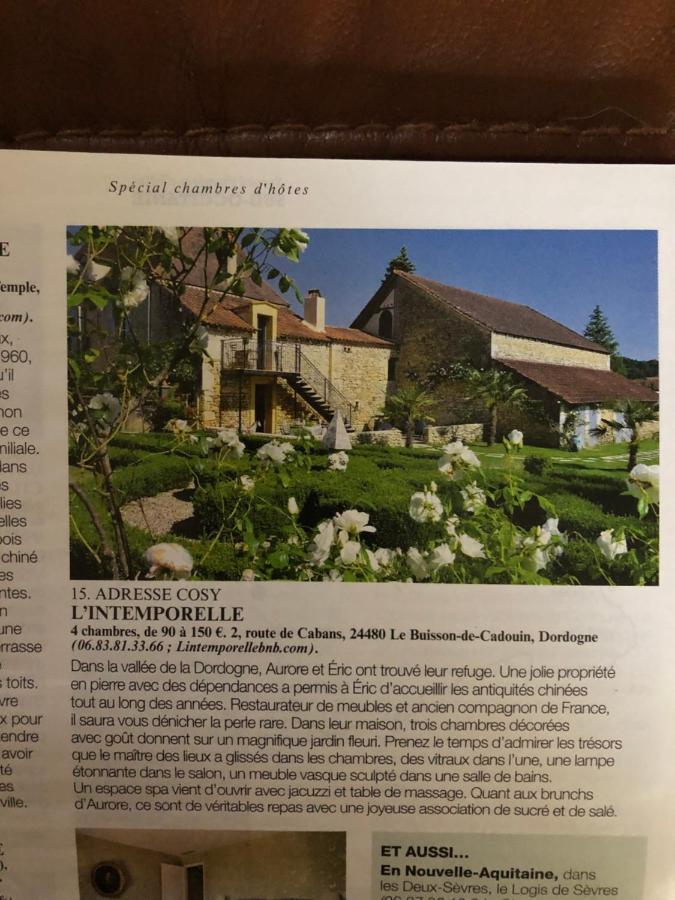 L'Intemporelle B&B Le Buisson-de-Cadouin 외부 사진